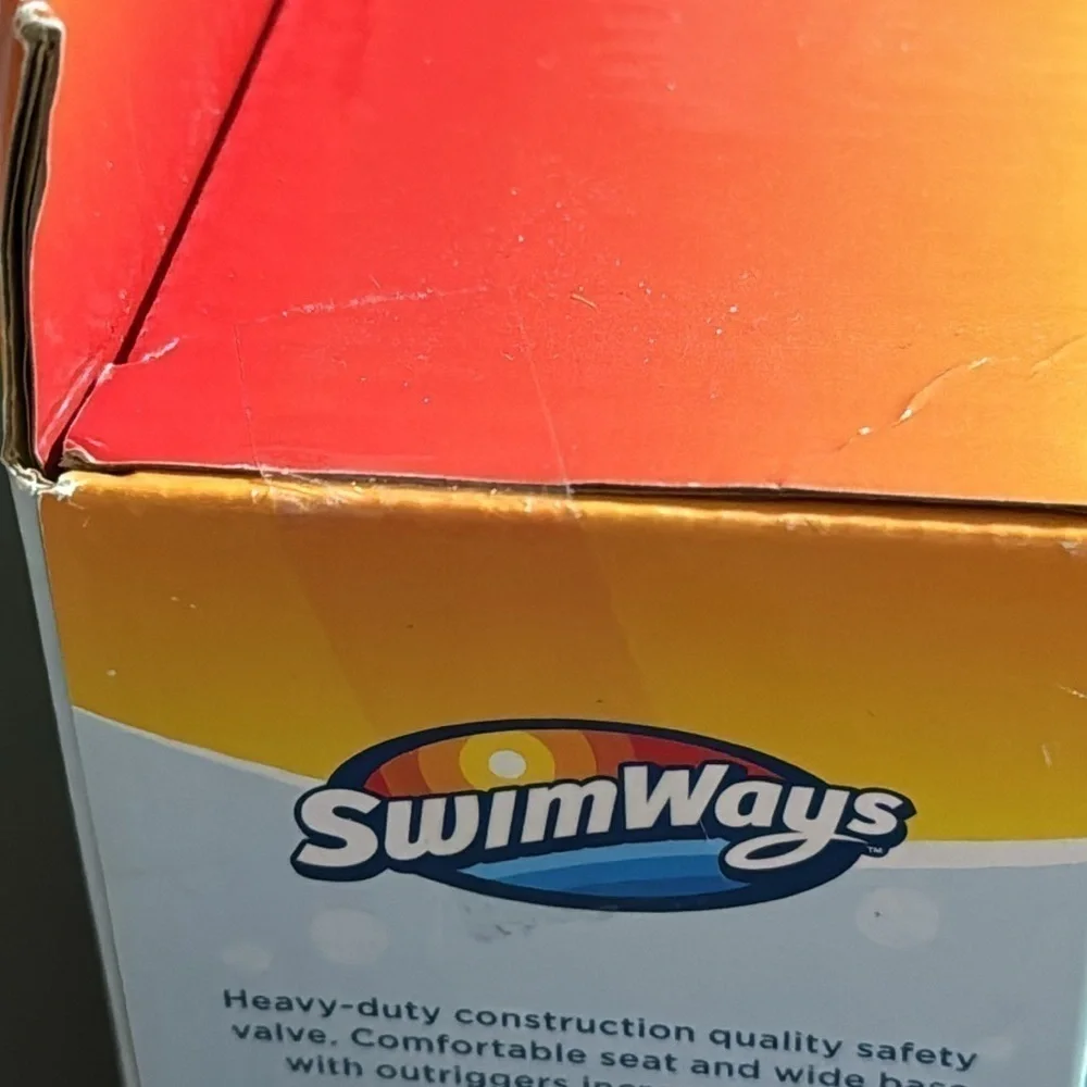 Swimways Sun Canopy Baby Boat Blue Swim Step 1 First Splash 9-24 Months